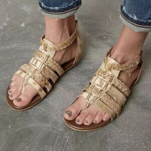 NWT ROAN BY BED STU Kaliope Leather Sandals gladiator women's 9